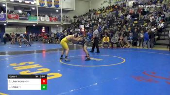 182 lbs Consolation - Gavin Livermore, Montoursville vs Ryan Shaw, Forest Hills