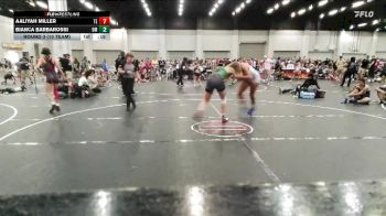 92 lbs Round 4 (10 Team) - Bella Galfetti, Team Palmetto vs Nia Rosales, NC Girls Wrestling Club