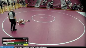 58 lbs Round 2 - Quintin Johnson, Blaine Wrestling vs Lincoln Weber, Minnesota