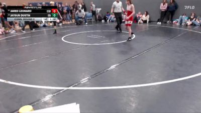 90 lbs Cons. Round 2 - Jared Leonard, Cougar Club Wrestling vs Jaysun Dustin, Idaho