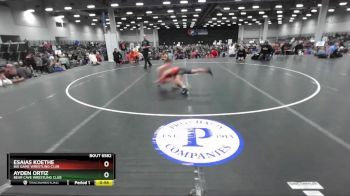 84 lbs Cons. Round 4 - Ayden Ortiz, Bear Cave Wrestling Club vs Esaias Koethe, Big Game Wrestling Club
