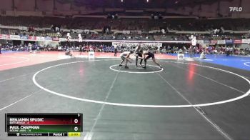 138 lbs Champ Round 1 (16 Team) - Paul Chapman, Ocean Lakes vs Benjamin Spudic, Battlefield