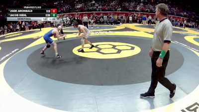 D1-138 lbs Semifinal - Zade Archibald, Olen. Liberty vs Jacob Kiehl, St. Edward