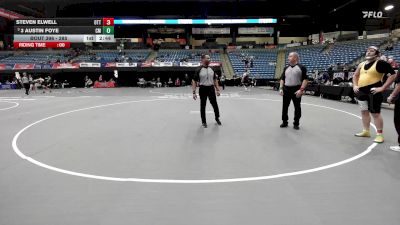 285 lbs Cons. Round 2 - 3 Austin Foye, Central Methodist vs Steven Elwell, Ottawa