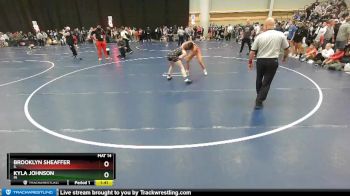 117 lbs Champ. Round 1 - Kyla Johnson, IN vs Brooklyn Sheaffer, IL