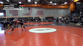 100 lbs Quarterfinal - Aubrey Krueger, Benton Community vs Elizabeth Burns, Prairie, Cedar Rapids