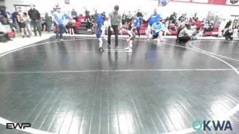 52 lbs Consolation - Baker Franklin, Vinita Kids Wrestling vs Ryder Hastings, Hornet Wrestling Club