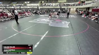 133 lbs Semis & 1st Wrestleback (8 Team) - Calvin Miller, Shakopee vs Gage Bartels, Chatfield