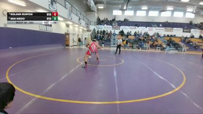 285 lbs Round 1 - BEN NIEDO, Wyoming Indian vs ROLAND BURTON, Wyoming Indian