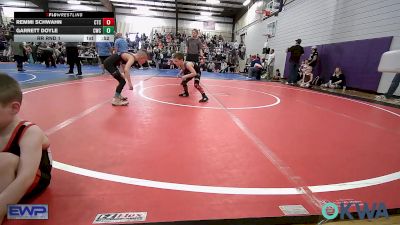 52 lbs Rr Rnd 1 - Remmi Schwahn, Chandler Takedown Club vs Garrett Doyle, Cowboy Wrestling Club