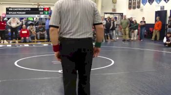 150 lbs 5th Place Match - Vin Castrofilippo, Chaminade vs Dylan Forant, SJCI