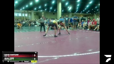 138 lbs Round 1 (6 Team) - Sean Oser, Team Misfits vs David Hartsaw, PWC