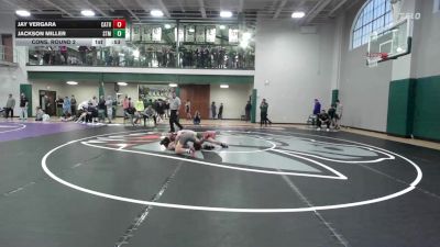 138 lbs Cons. Round 2 - Jackson Miller, St. Mark`s vs Jay Vergara, Catholic High School