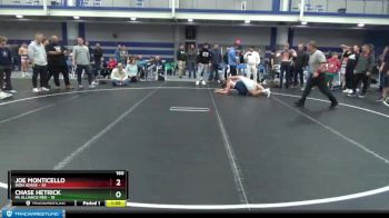 160 lbs Finals (2 Team) - Joe Monticello, Iron Horse vs Chase Hetrick, PA Alliance Red