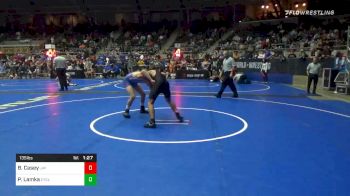 135 lbs Prelims - Braydin Casey, Jay WC vs Philip Lamka, Cyclone