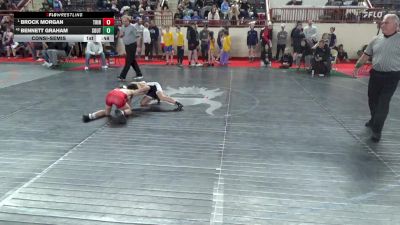 85_B lbs Consolation - Brock Morgan, Trinity vs Bennett Graham, Southern Lehigh