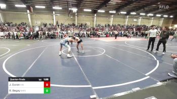 120 lbs Quarterfinal - Jordan Duran, Viking Wrestling vs Riley Begay, SheepCamp WC