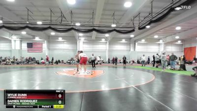 285 lbs Cons. Round 2 - Wylie Dunn, Cumberlands (Ky.) vs Damien Rodriguez, Unattached - Indiana Tech