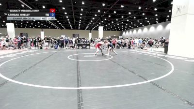 120 lbs Champ. Rd Of 16 - Elizabeth Valenzuela Smith vs Abbigail O'kelly, Yukon Wrestling Academy