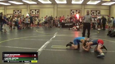 82 lbs Round 3 (4 Team) - Carter Deeter, Armory WA Red vs Adam Bachmann, SVRWC Gold