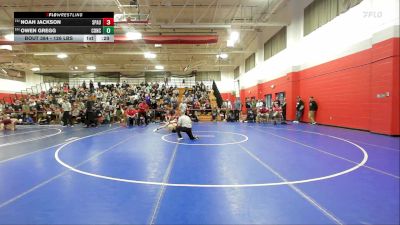 126 lbs 5th Place - Noah Jackson, Spaulding vs Owen Gregg, Concord