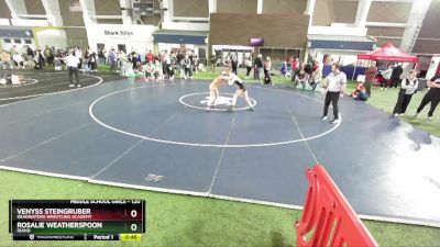 120 lbs Round 3 - Venyss Steingruber, Headwaters Wrestling Academy vs Rosalie Weatherspoon, Idaho