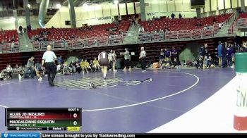 235 lbs Round 2 (8 Team) - Allee Jo Inzauro, Conestoga Girls vs Maddaleinne Esquitin, Grand Island JV