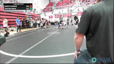 73 lbs Quarterfinal - Kaedyn Gerken, Stroud Youth Wrestling Club vs Sawyer Smith, Little Axe Takedown Club
