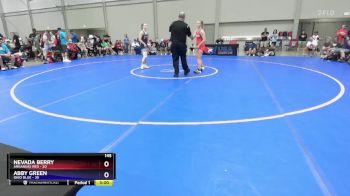 145 lbs Round 1 (8 Team) - Nevada Berry, Arkansas Red vs Abby Green, Ohio Blue