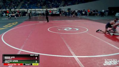 4A-113 lbs Cons. Round 2 - Reese Hite, Marshfield vs Ashton Lewis, Mazama