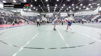 285 lbs Champ. Round 1 - Mason Ayers, Unattached The Citadel vs Braden Ewing, Liberty U