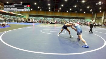 149 lbs Consi Of 32 #2 - Mitch Warren, UNATT-Southern Oregon vs Nicolas Naranjo, Hope International