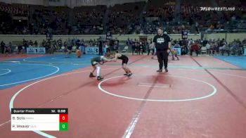 60 lbs Quarterfinal - Brynlee Solis, Mangum Tigers vs Piper Weaver, Lady Outlaws