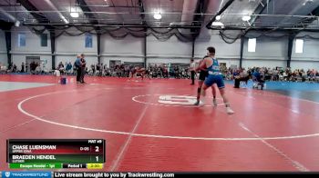 165 lbs Semifinal - Chase Luensman, Upper Iowa vs Braeden Hendel, Luther