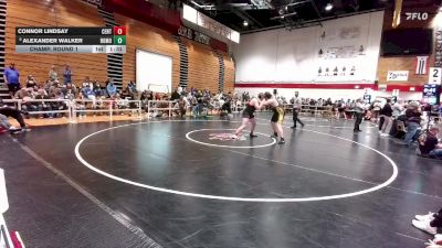 285 lbs Champ. Round 1 - Connor Lindsay, Central vs Alexander Walker, Rocky Mountain