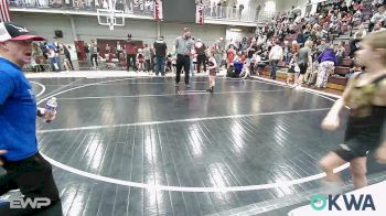 55 lbs Quarterfinal - Rhett Hull, Woodland Wrestling Club vs Logan Green, Ponca City Wildcat Wrestling