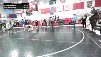 70-75 lbs Rr Rnd 4 - Jaxsen Woolman, Vinita Kids Wrestling vs Waylon Murphy, Salina Wrestling Club
