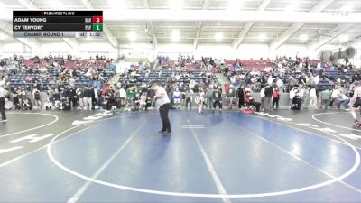 138 lbs Champ. Round 1 - Adam Young, Davis vs Cy Tervort, Payson