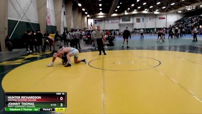 165 lbs Cons. Round 4 - Johnny Thomas, Pratt Community College vs Hunter Richardson, Western Wyoming College