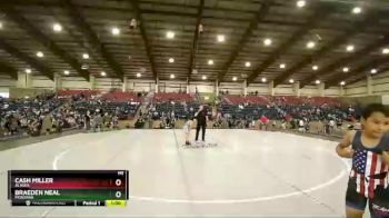 77 lbs Quarterfinal - Cash Miller, Alaska vs Braeden Neal, Montana