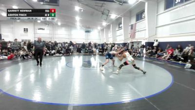 160 lbs Quarterfinal - Garrett Newman, Freakztyle Black - HS vs Ashton Finch, Ak Wrestling Foundation Inc - Hs
