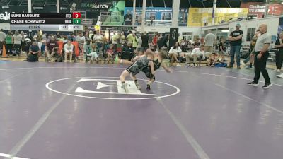 82 lbs Semifinal - Luke Baublitz, Steller Trained Jango - EL vs Chase Schwartz, Broad Axe Green - EL