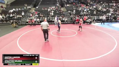 123 lbs Cons. Round 2 - Stratton Wilkins, Providence Hall vs Jaxton Lawson, Mountain View