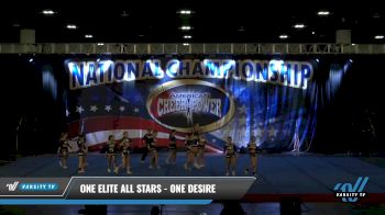 One Elite All Stars - One Desire [2021 L3 Senior Coed - D2 Day 2] 2021 ACP: Tournament of Champions