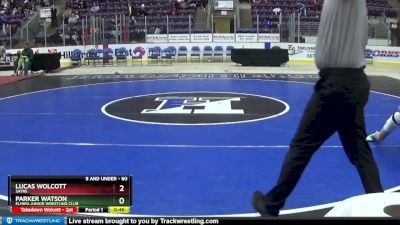 60 lbs Round 1 - Lucas Wolcott, Sayre vs Parker Watson, Elmira Junior Wrestling Club