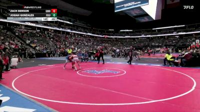 138-3A 3rd Place Match - Zach Benson, Gunnison vs Josiah Gonzales, Fort Lupton