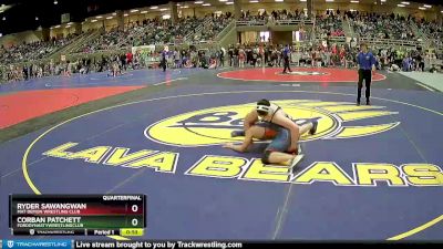 187 lbs Quarterfinal - Ryder Sawangwan, Mat Demon Wrestling Club vs Corban Patchett, FordDynastyWrestlingClub