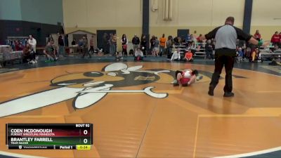 50 lbs 1st Place Match - Brantley Farrell, Team Nazar vs Coen McDonough, Pursuit Wrestling Minnesota