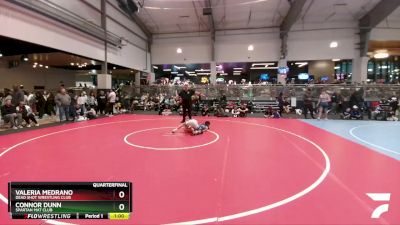 113 lbs Quarterfinal - Valeria Medrano, Dead Shot Wrestling Club vs Connor Dunn, Spartan Mat Club