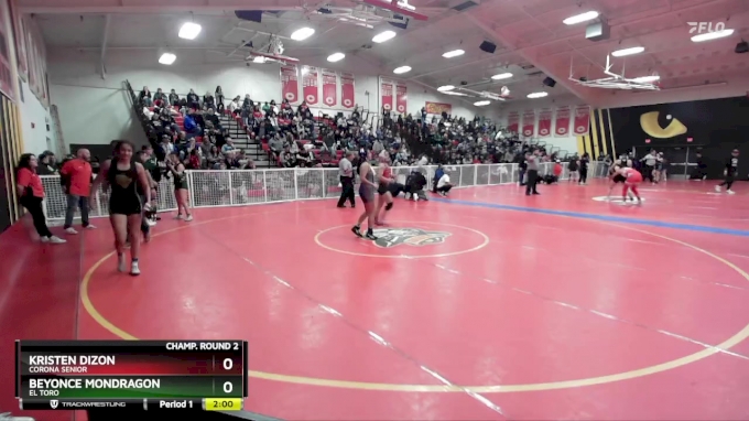 125 lbs Champ. Round 2 - Beyonce Mondragon, El Toro vs Kristen Dizon ...